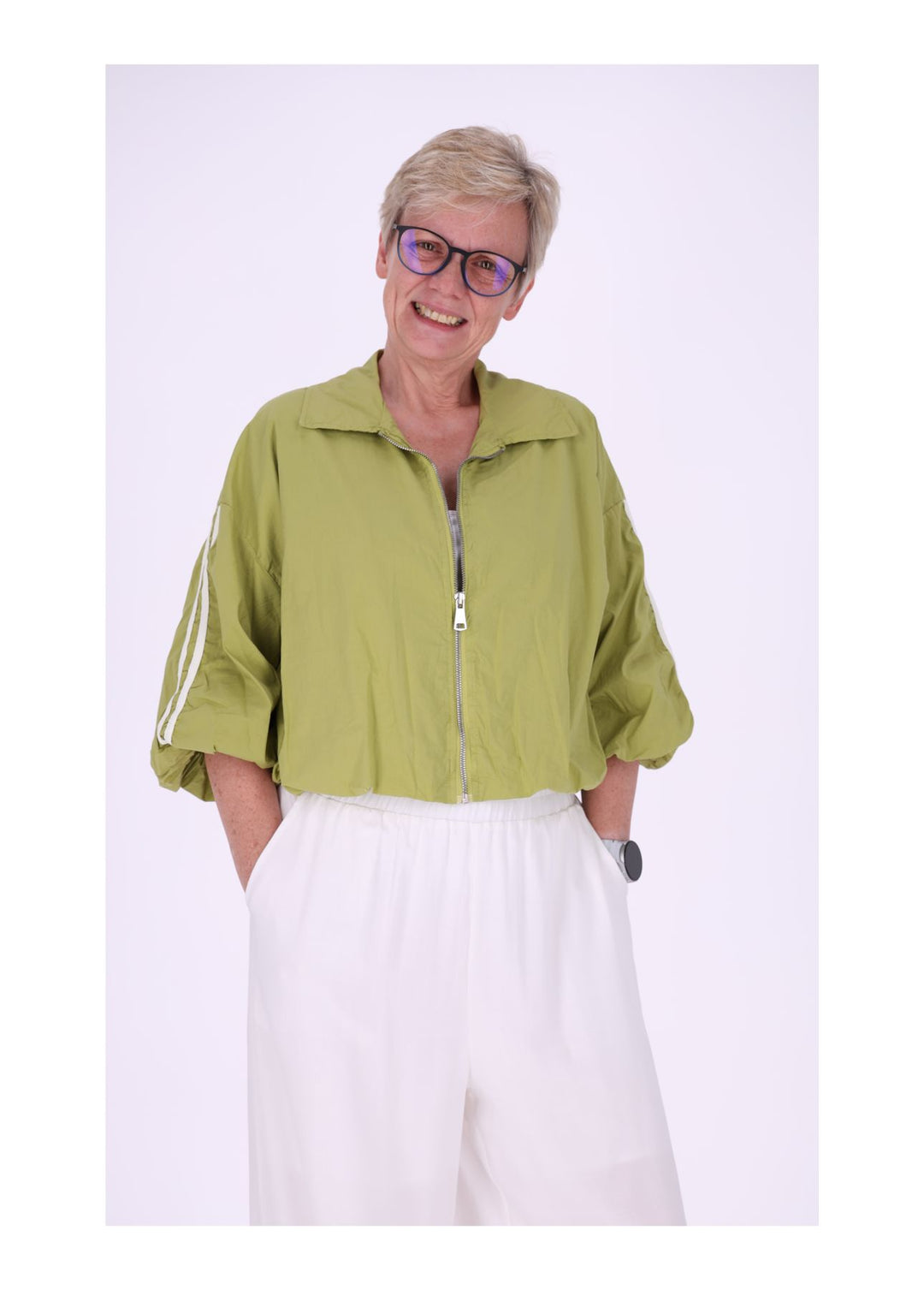 Jacke Damen 3/4 Arm Ballonärmel