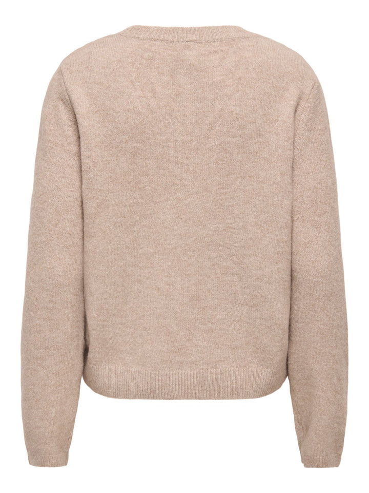 ONLSHINE LS EMBROIDERY O-NECK CC KN