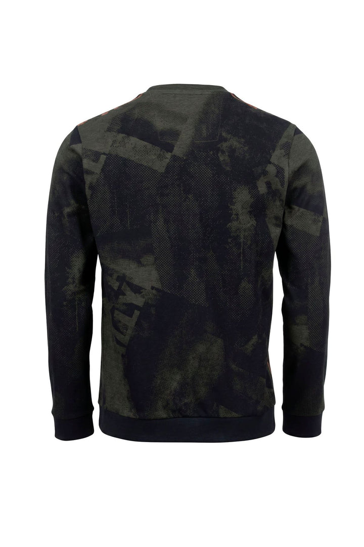 Leichtsweat Herren Allover-Print Fotoelemente