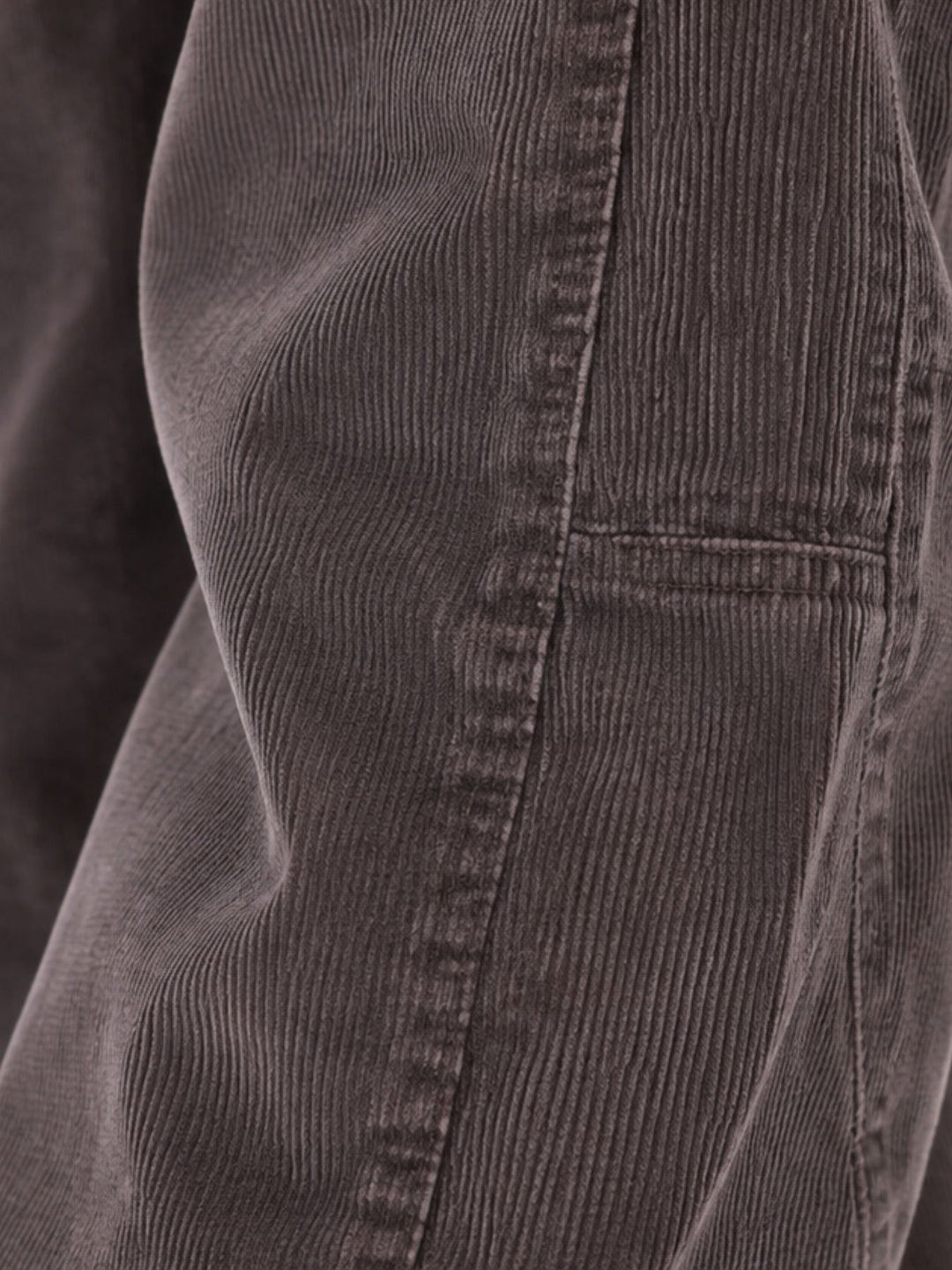 Damen Cordhose Barrel Fit – Coffee