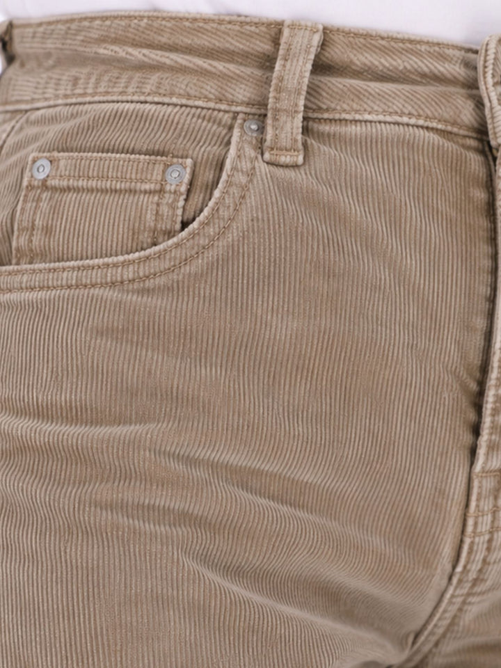 Damen Cordhose Barrel Fit – Albicocca