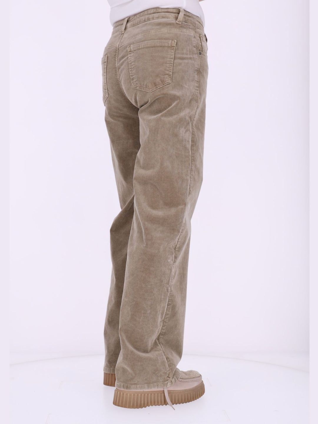Straight Cordhose Damen – Beige