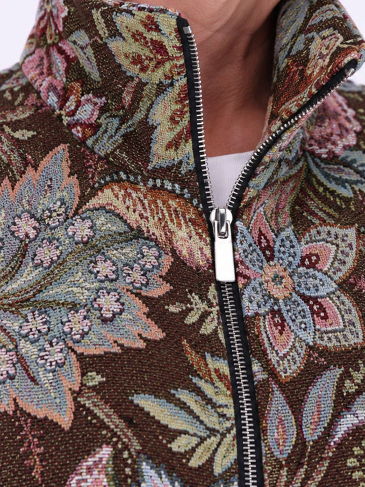 Bousonjacke kurz Gobelin Floral