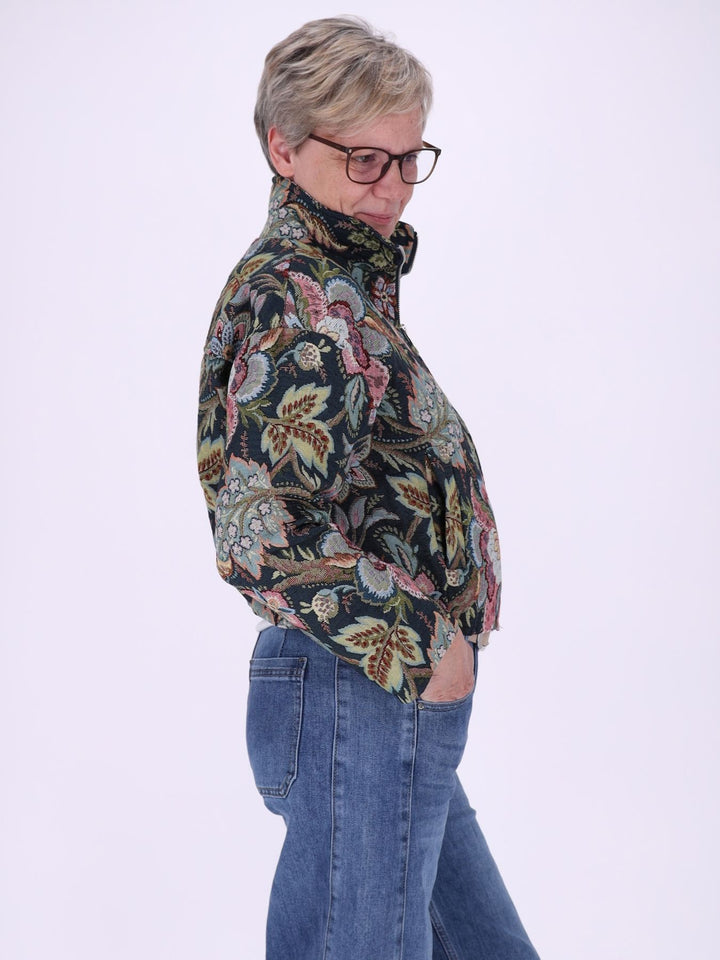 Bousonjacke kurz Gobelin Floral