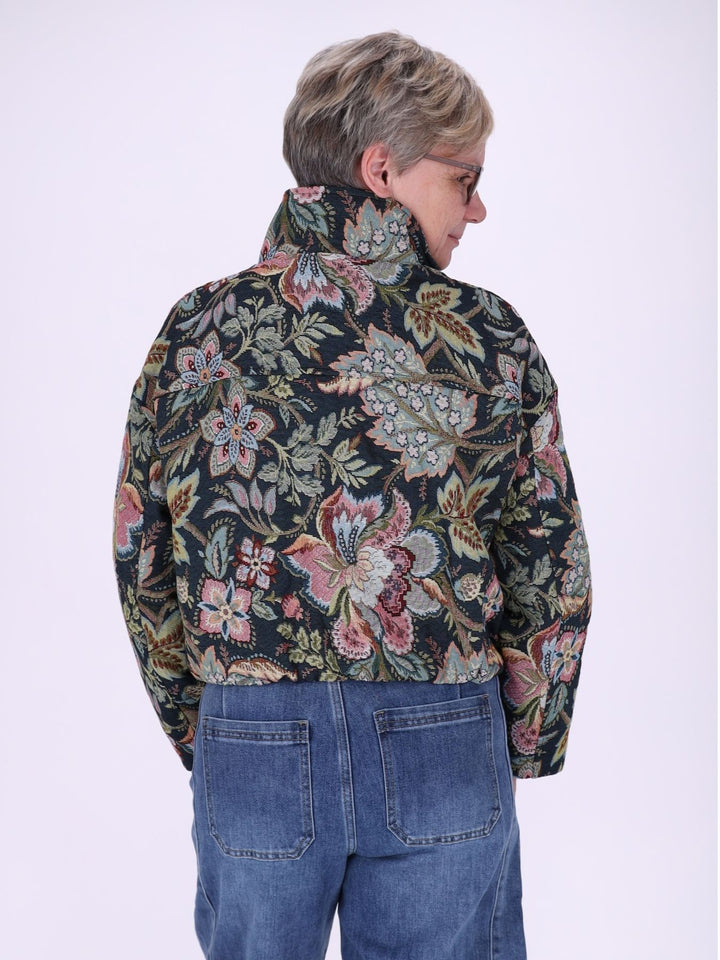 Bousonjacke kurz Gobelin Floral