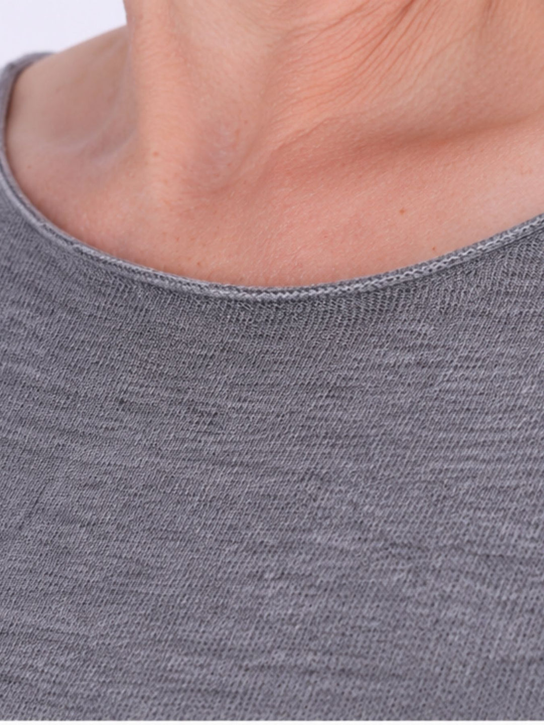 Shirt Damen Rundhals Feinstrick