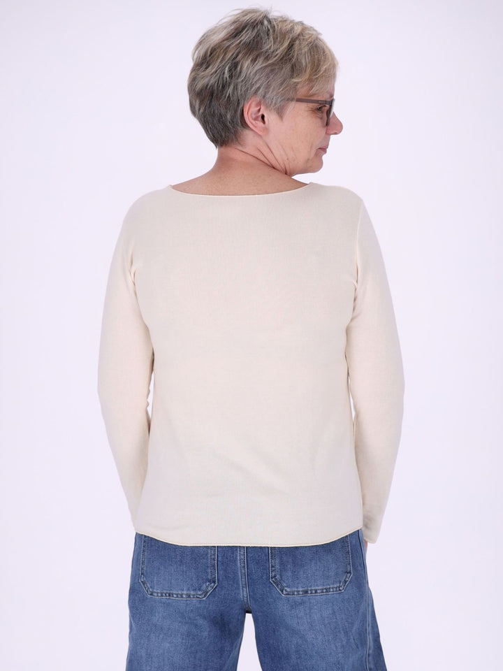 Shirt Damen Rundhals Feinstrick