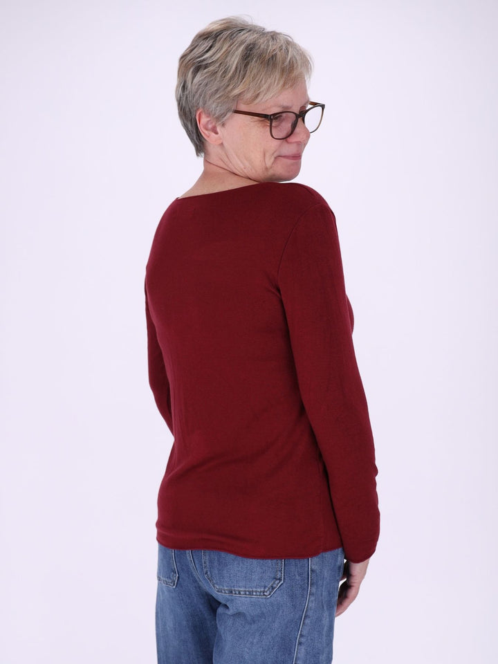Shirt Damen Rundhals Feinstrick
