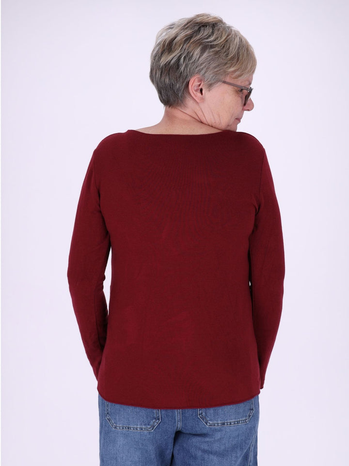 Shirt Damen Rundhals Feinstrick
