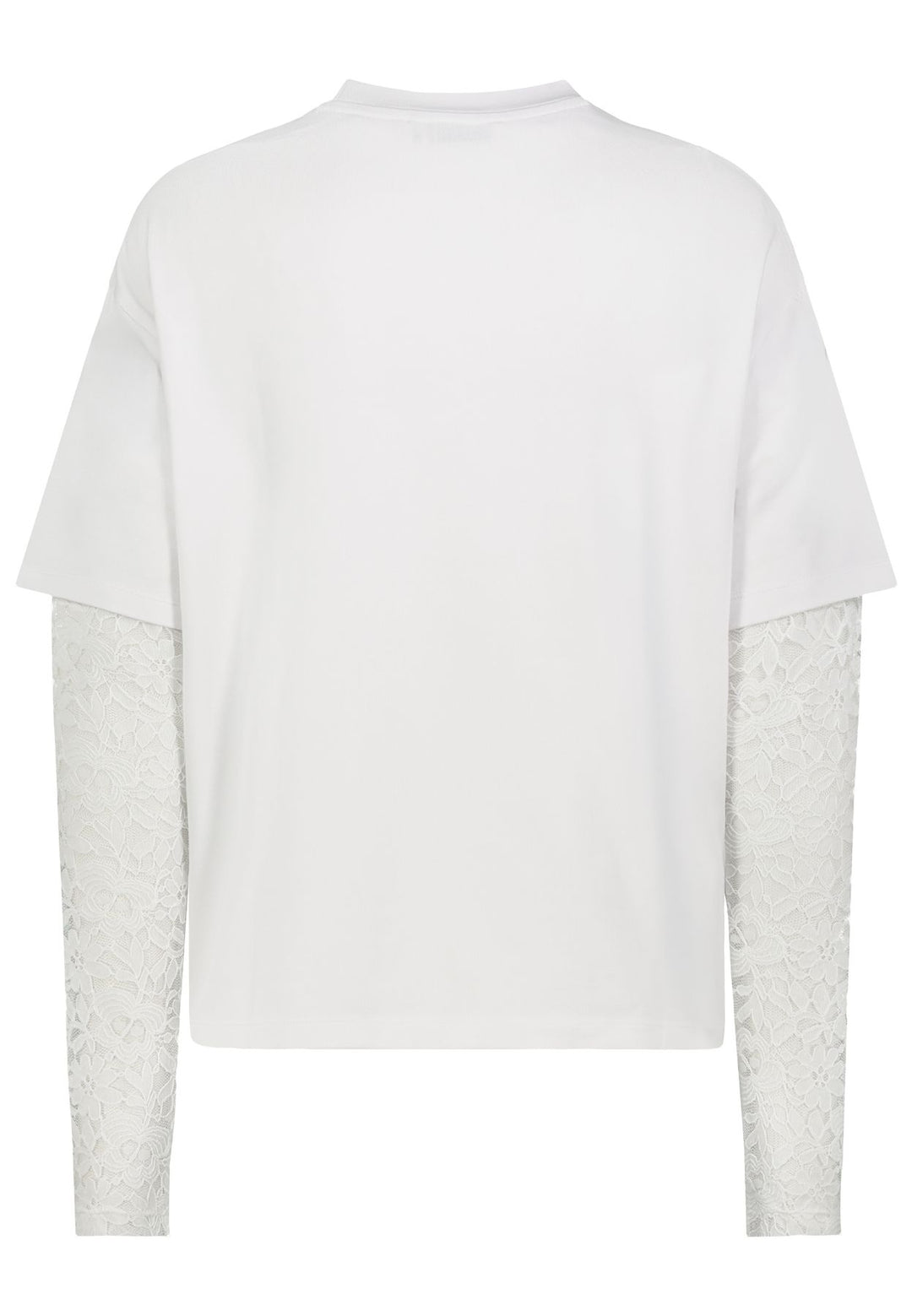 Shirt Damen Spitzenärmel