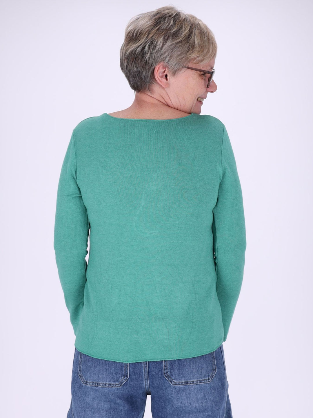 Shirt Damen Rundhals Feinstrick