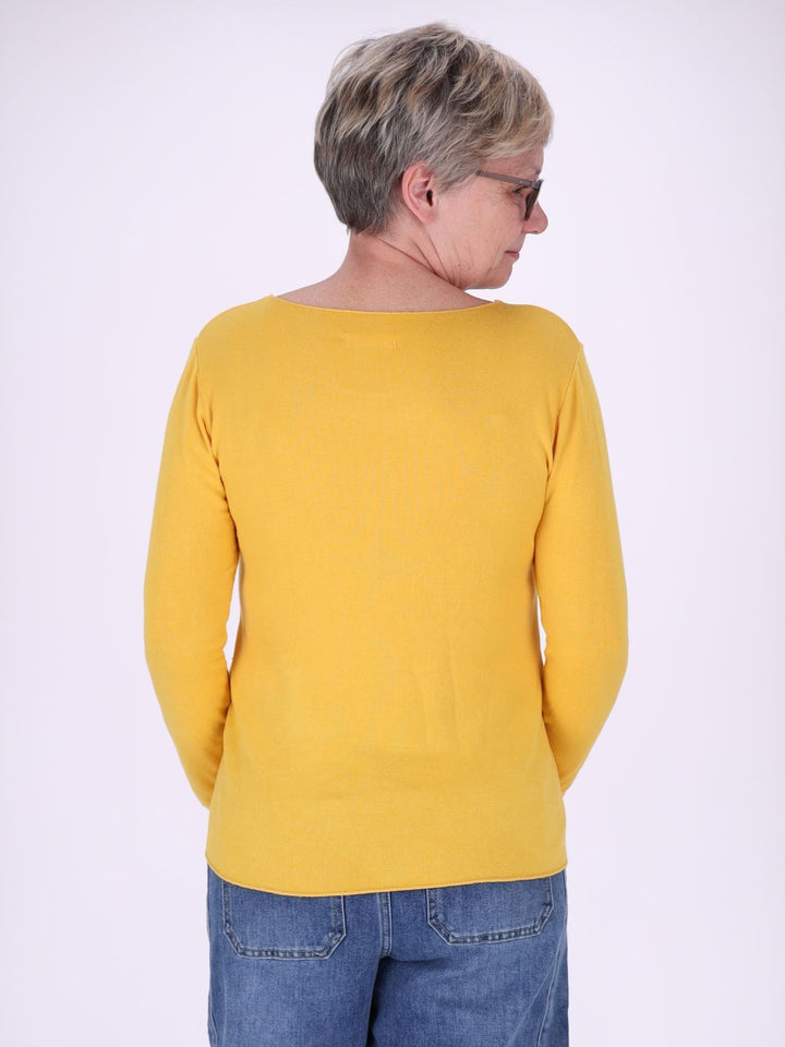 Shirt Damen Rundhals Feinstrick