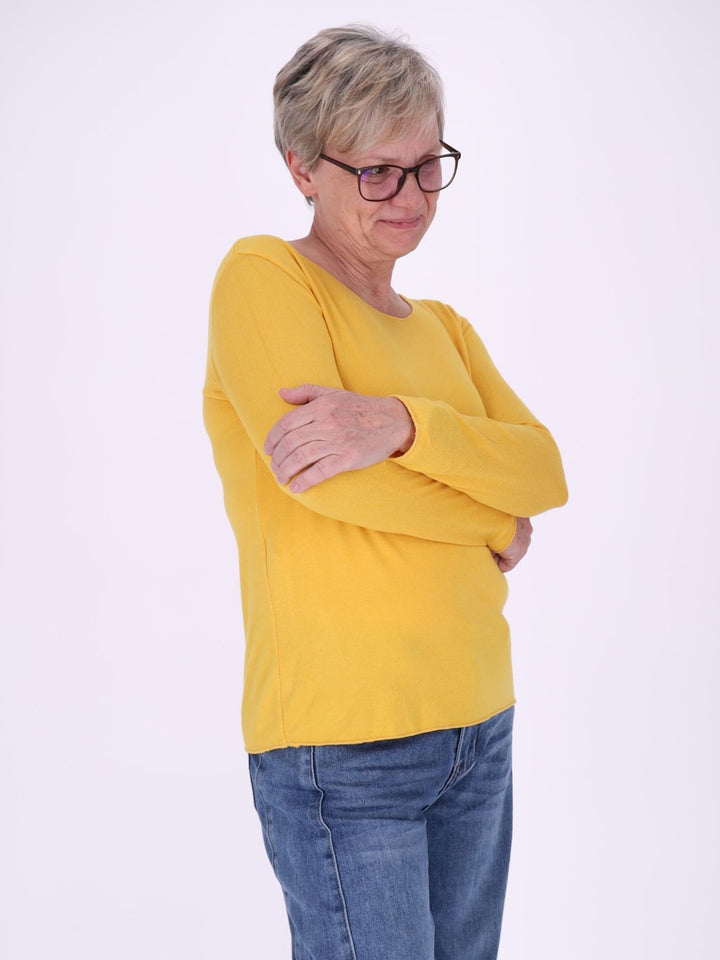 Shirt Damen Rundhals Feinstrick