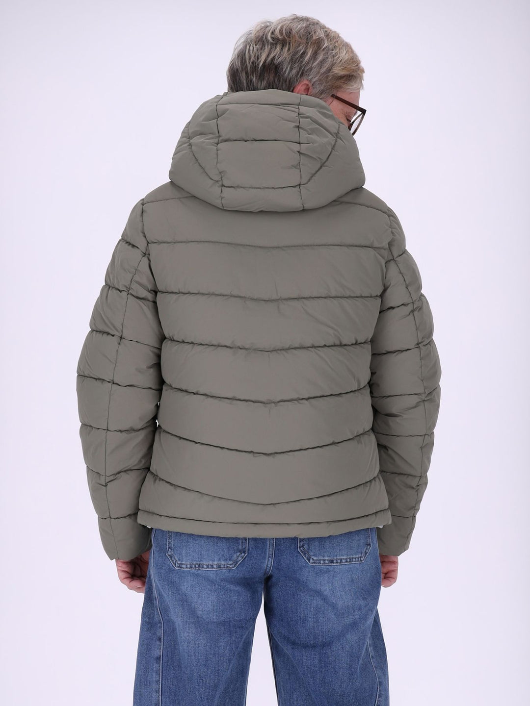 Grüne Damen Steppjacke mit Fake-Fur-Futter & recyceltem Polyamid – kuschelig, modern & vielseitig