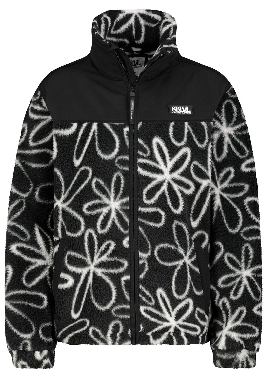 Fleecejacke Damen Flower