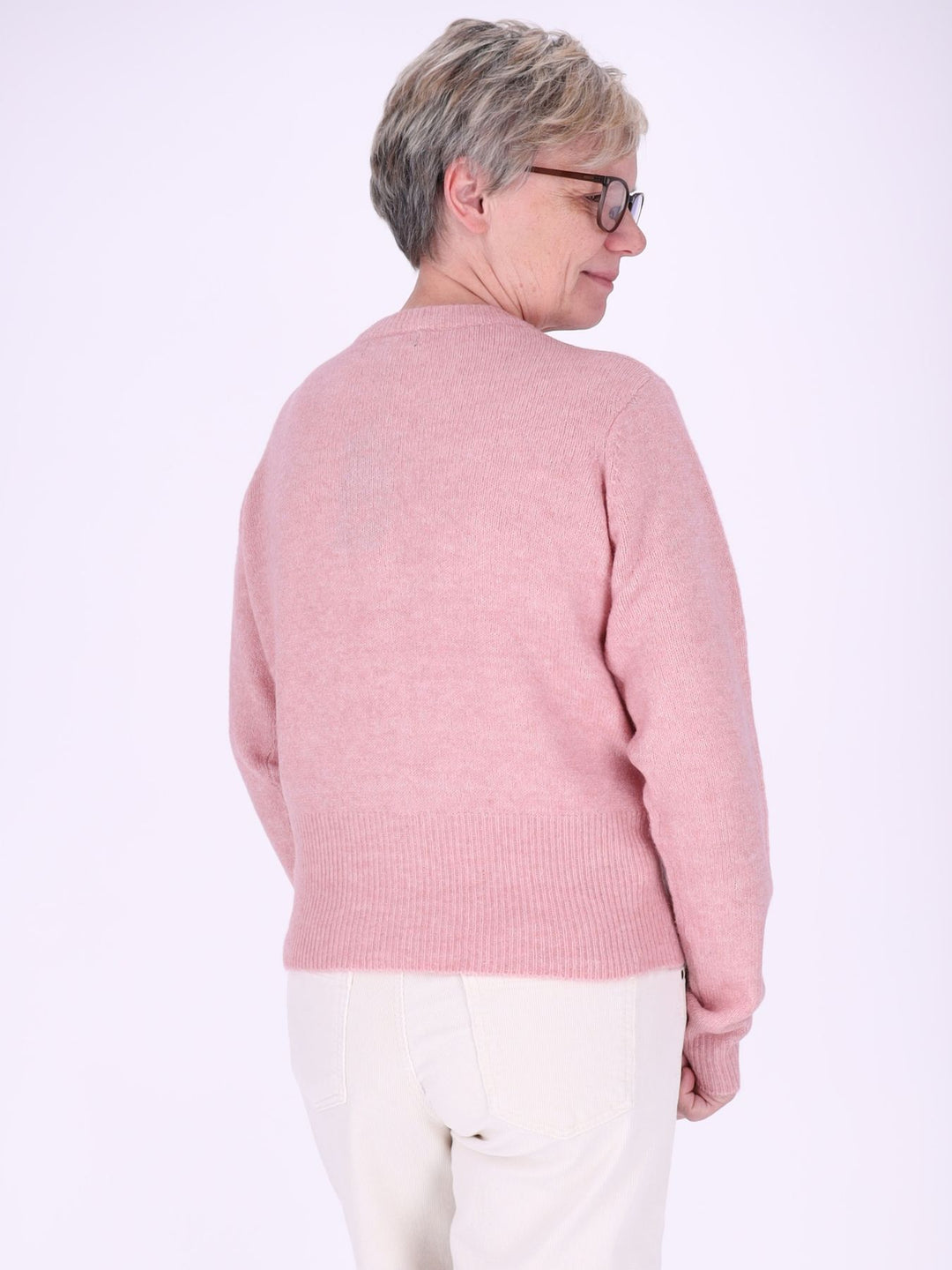 Strickjacke Damen Strassknöpfe