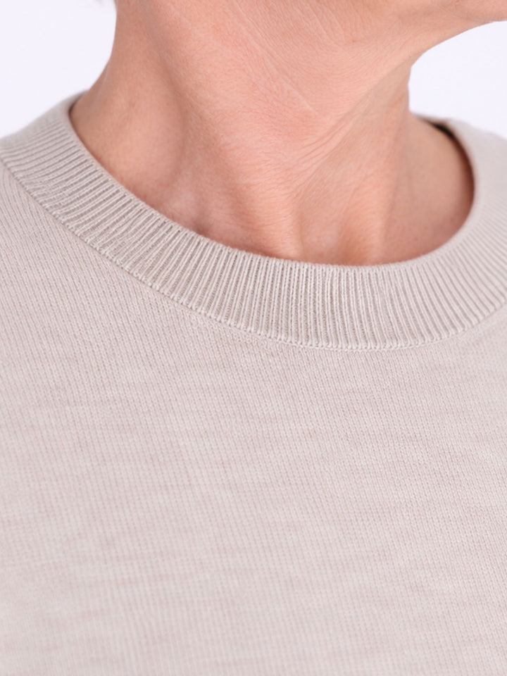 Damen Strickpullover Nadja in Beige – weich, zeitlos & vielseitig kombinierbar
