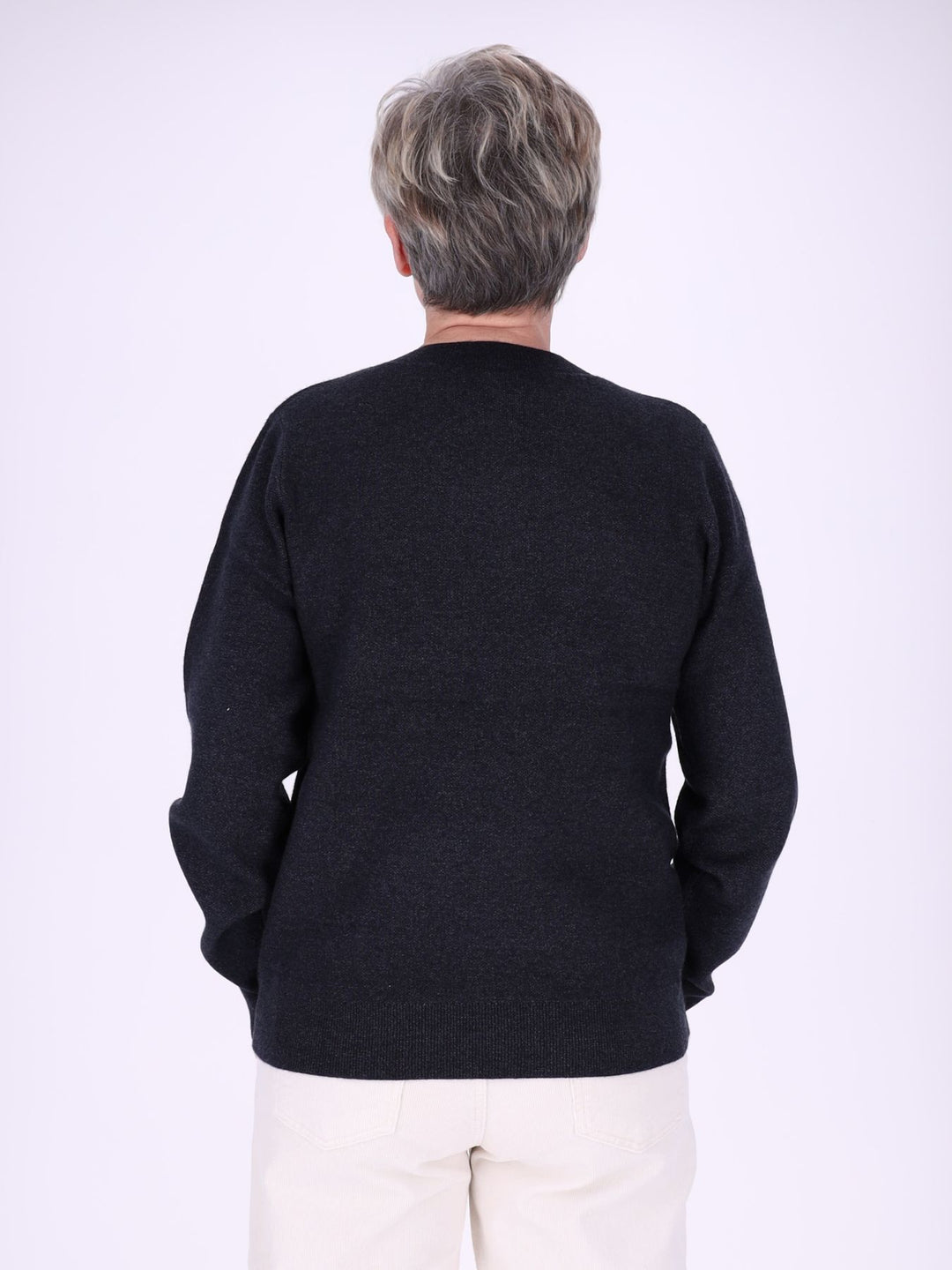 Damen Strickpullover Nadja in Night Sky – weich, elegant & zeitlos