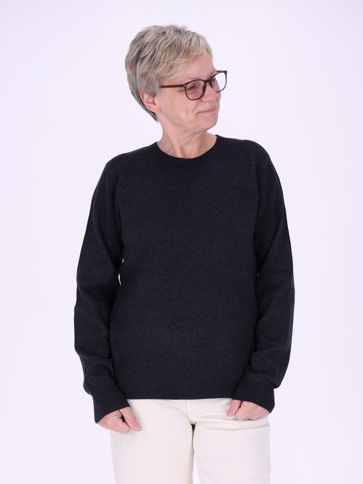 Damen Strickpullover Nadja in Night Sky – weich, elegant & zeitlos