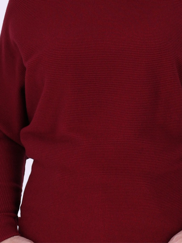 Strickpullover Damen Fledermaus Arme