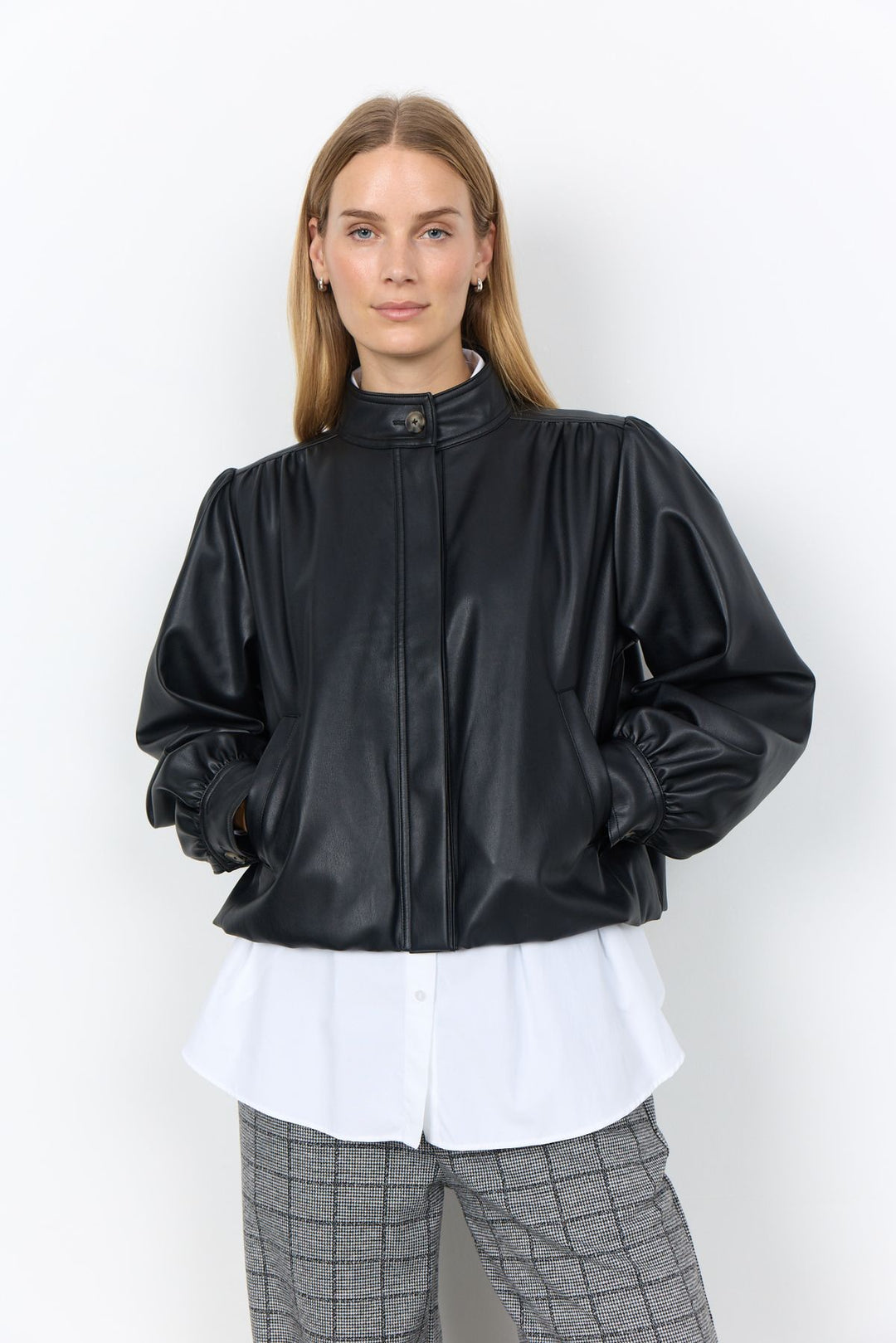 Lederjacke Damen imitat Beckie