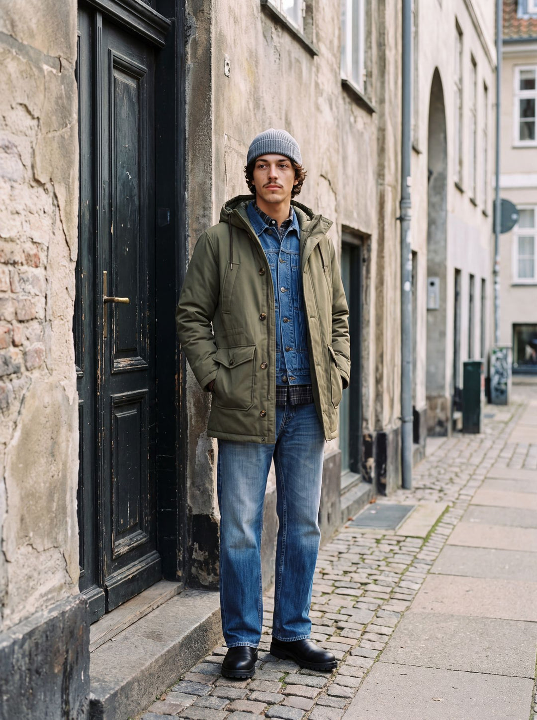 JPRBLUGORDON MILITARY PARKA