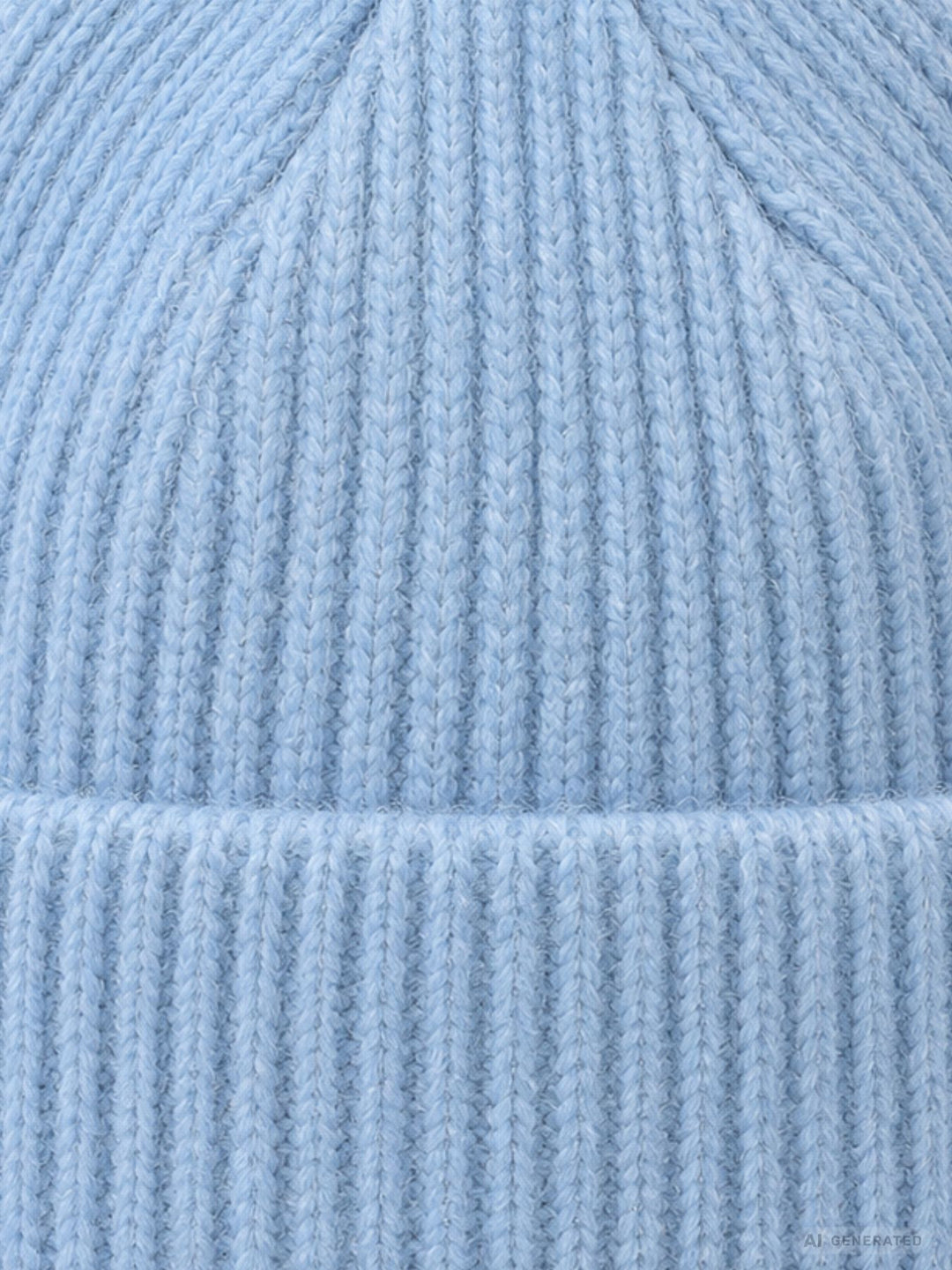 Damen Strickmütze Hellblau mit grauem Herz – Kuschelig, modern & liebevoll