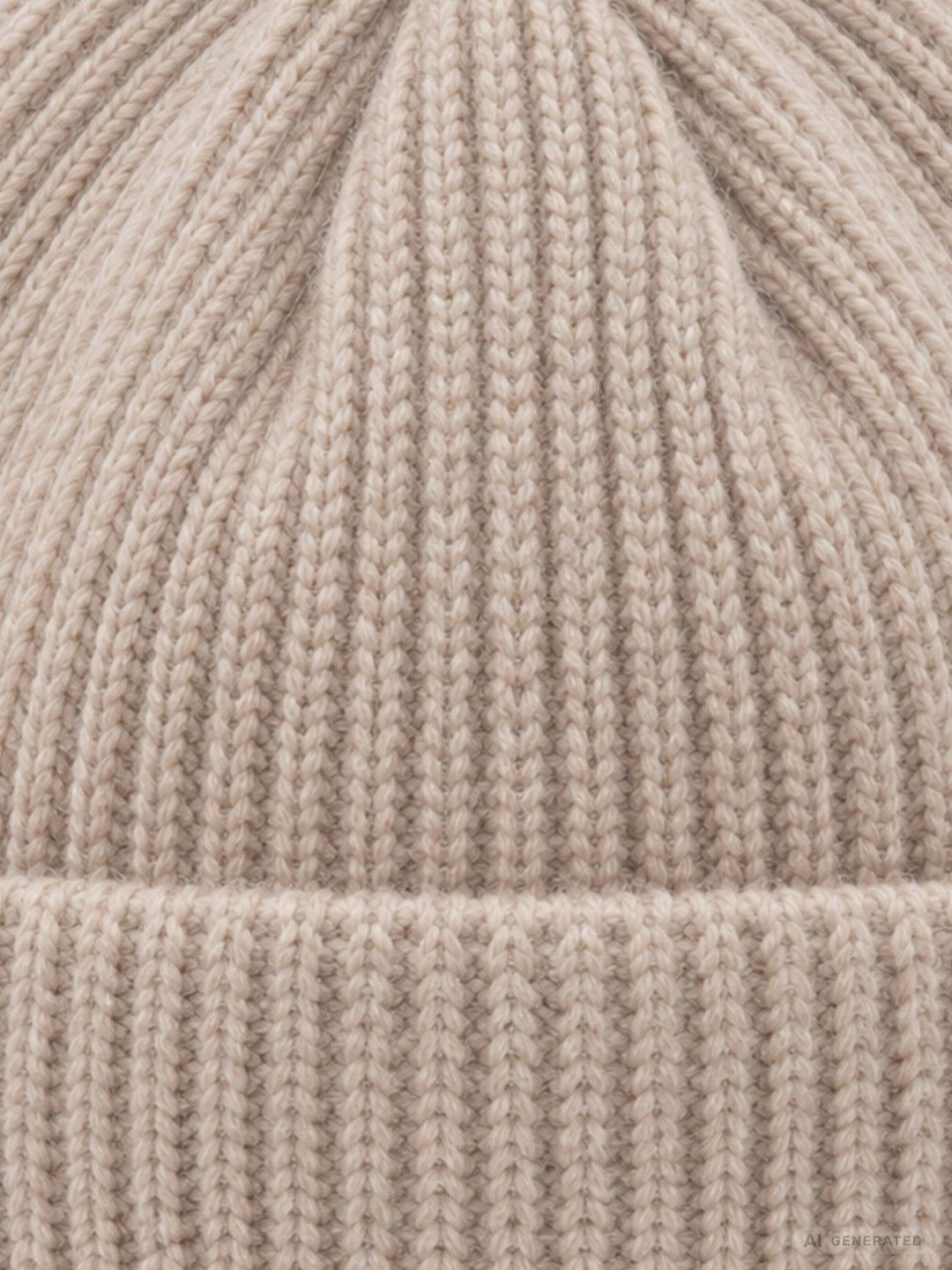 Damen Strickmütze Beige mit pinkem Herz – Kuschelig, modern & liebevoll