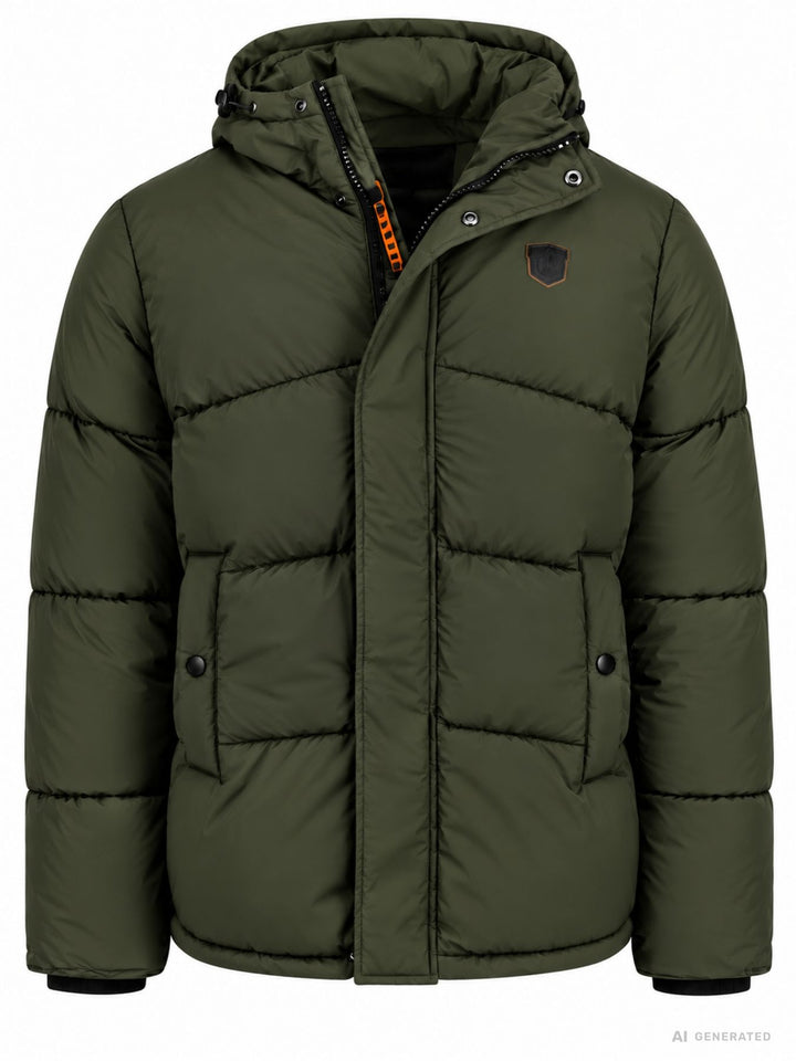 Steppjacke Herren mit Patch