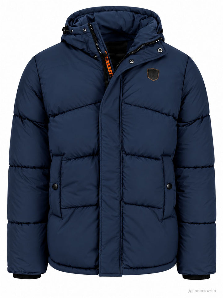 Steppjacke Herren mit Patch