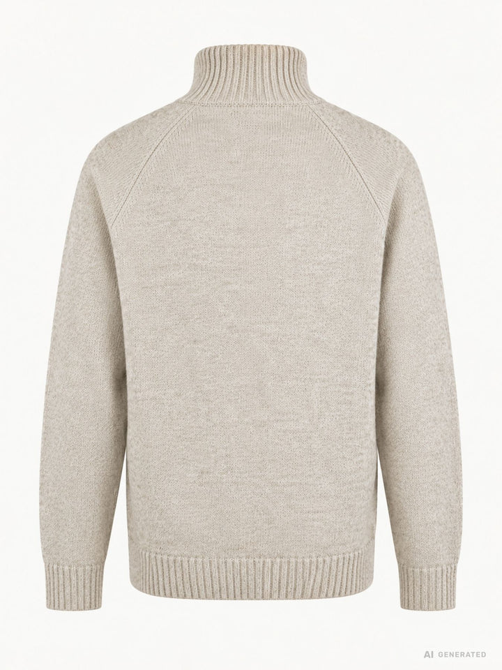 Strickjacke Herren Stehkragen Knopfleiste
