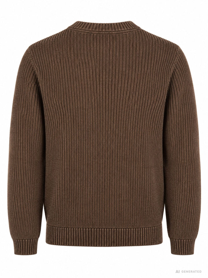 Strickpullover Herren Retro Styl