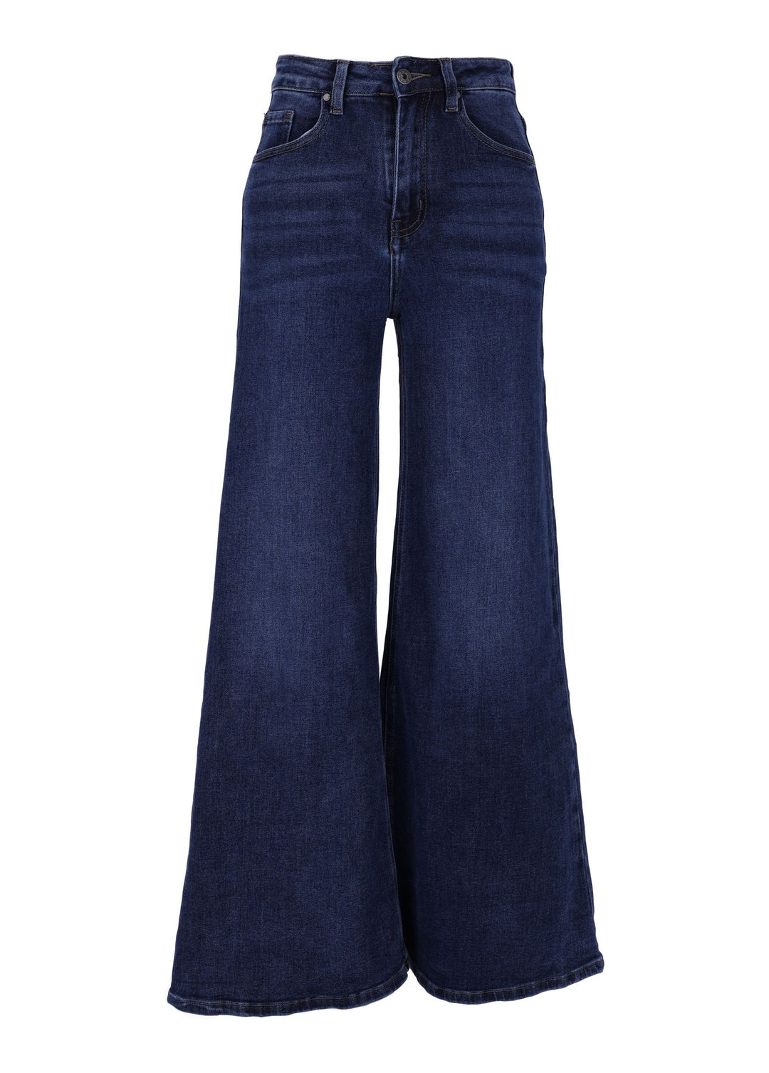 Splash of Color Wide-Leg-Jeans Damen