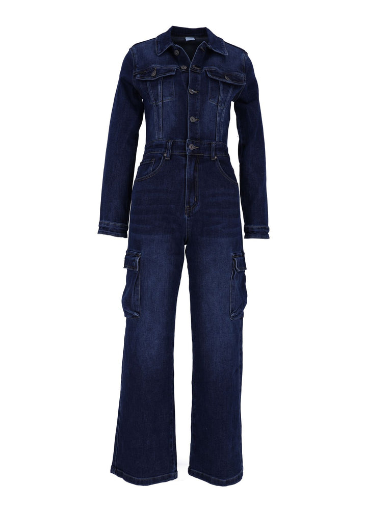Splash of Color Damen Jeans Overall