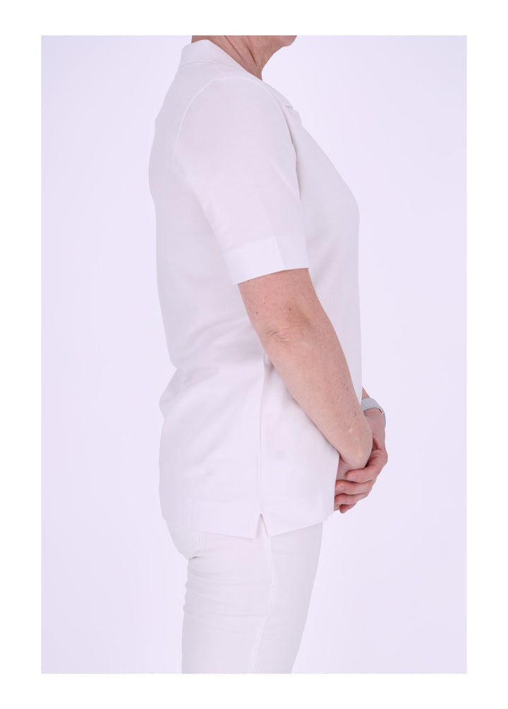 TARA M Poloshirt Damen V-Ausschnitt