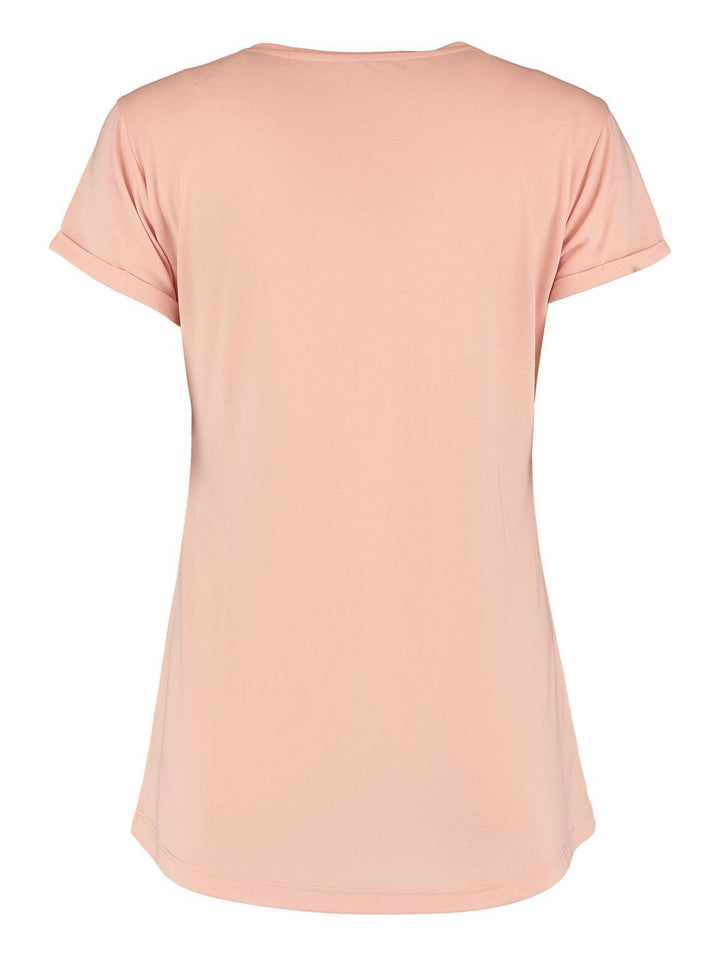 Hailys Damen T-Shirt rose Glitzer