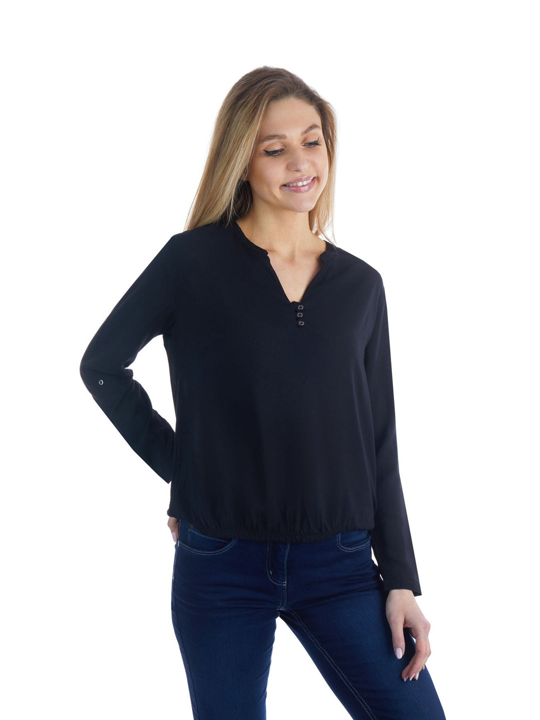 Splash of Color Damen Bluse Viskose