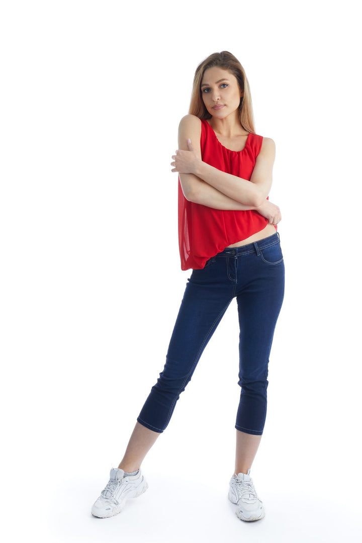 Splash of Color Damen Jeans 3/4